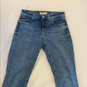 Madewell 9” High-Rise Skinny Blue Jeans